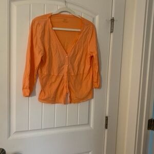 J Jill cotton cardigan